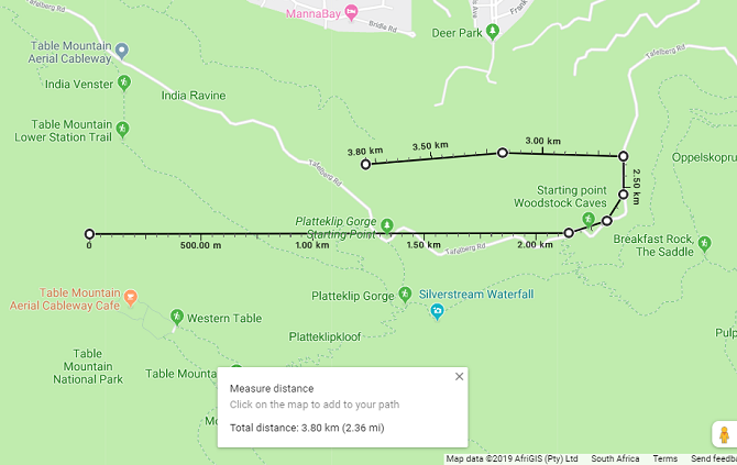 Google Maps mesure la distance de plusieurs points