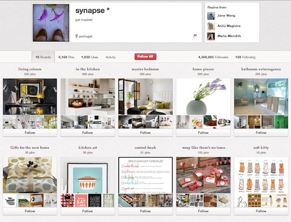 Découvrez-le sur Pinterest: 10 utilisateurs à suivre Synapse