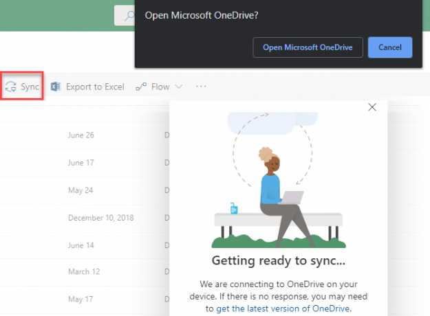 Synchronisation de Microsoft SharePoint avec OneDrive