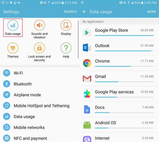 Comment suivre l'utilisation des données pour des applications Android individuelles AndroidData2