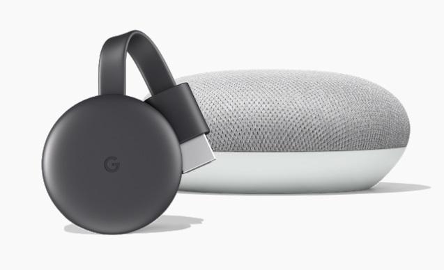 chromecast et google home