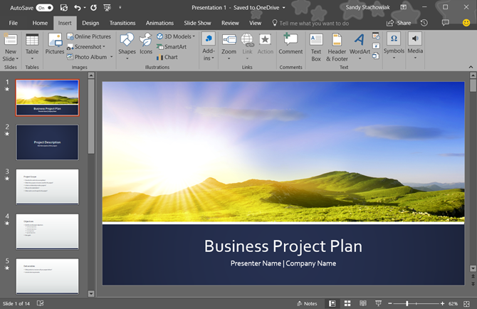 comparaison powerpoint en ligne vs PowerPoint 2016