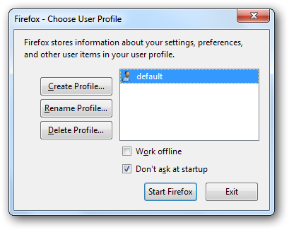 profils Firefox
