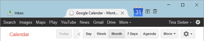 Comment intégrer Google Calendar dans Thunderbird Google Calendar Tab 670x135