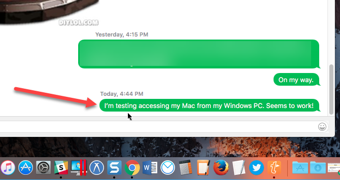 mac realvnc viewer imessage windows