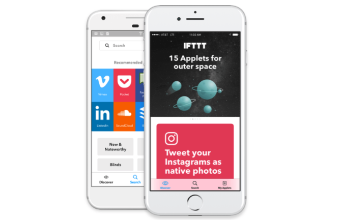 Application mobile IFTTT