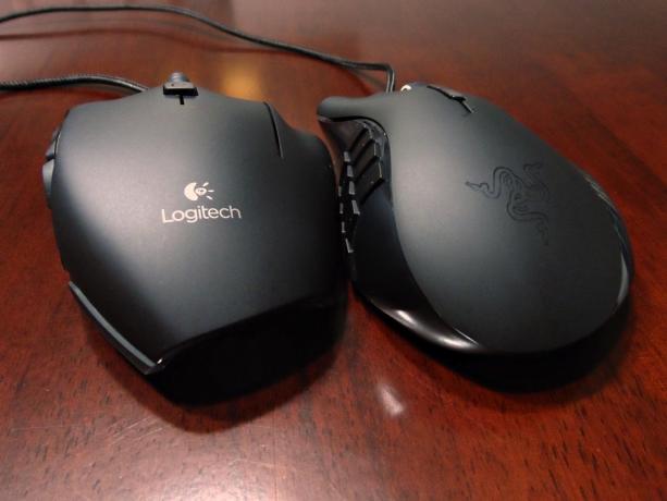 test souris razer naga logitech g600