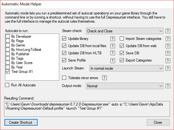 dépressuriseur auto mode helper