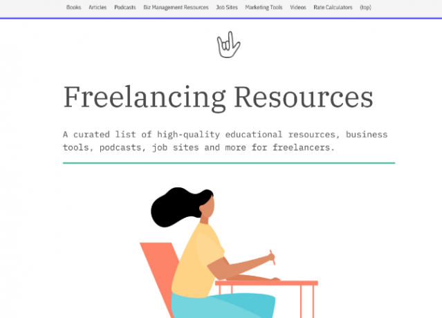 We Freelancing est une liste organisée de livres, podcasts, articles, applications et autres ressources pour les indépendants