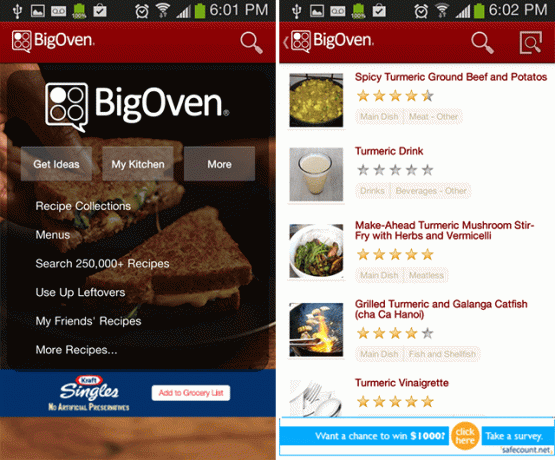 android-recipes-bigoven