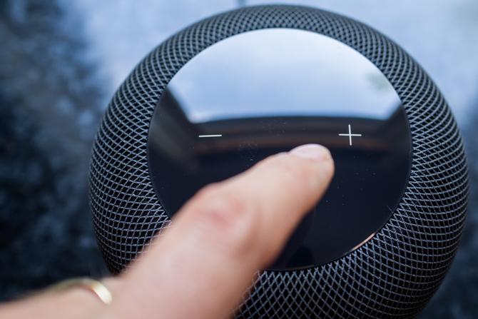 Écran tactile HomePod Siri