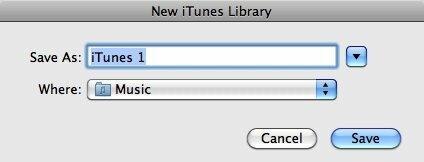 déplacer la bibliothèque itunes