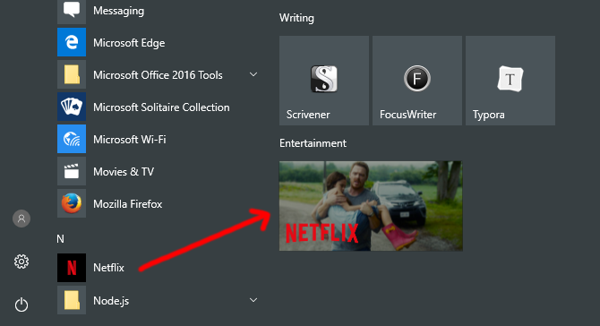 7 conseils et réglages Netflix à utiliser absolument pour les utilisateurs de Windows Netflix Windows 10 Live Tile