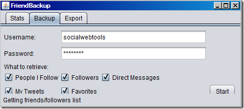 Sauvegardez vos amis Twitter avec FriendBackup.