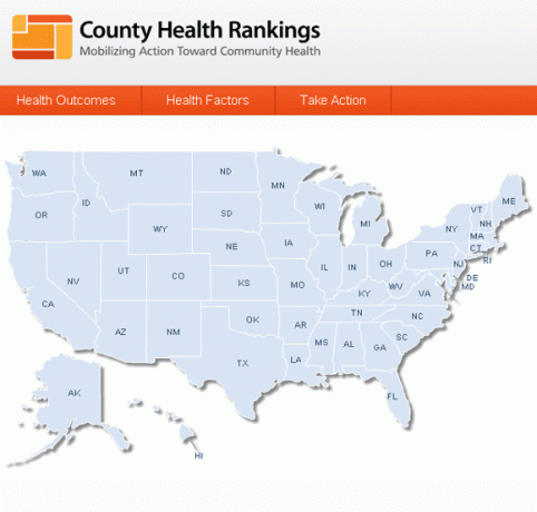 classements de santé des états-unis