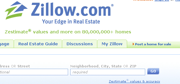 Les 5 moteurs de recherche de propriété en ligne les plus importants - Partie 3,4, 5 zillow1