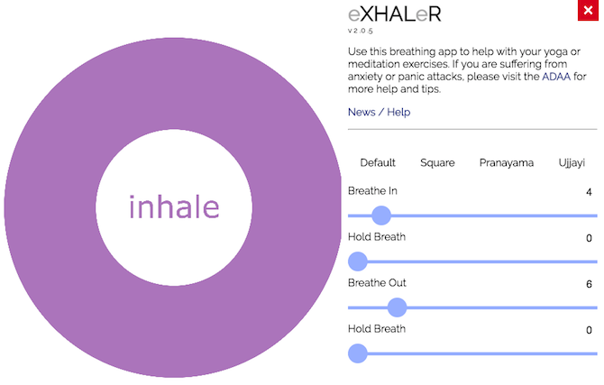 exhalateur d'anxiété de stress