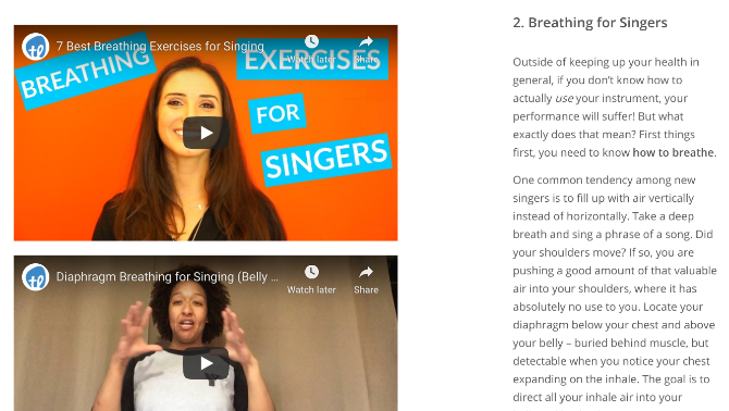 Aide-mémoire gratuit en 10 étapes pour apprendre à chanter