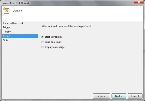 SyncToy: Planificateur de tâches de la solution de sauvegarde et de synchronisation simple de Microsoft [Windows] Créer une action de tâche de base