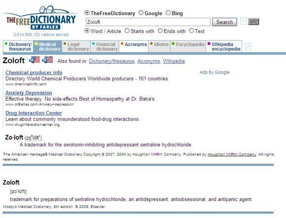 dictionnaire médical en ligne