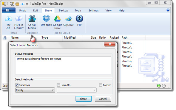 WinZip 17 Pro pour Windows: repensé pour le partage social et le cloud [Giveaway] winzip03