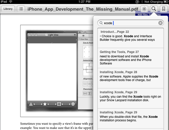 visionneuse pdf dans ibooks