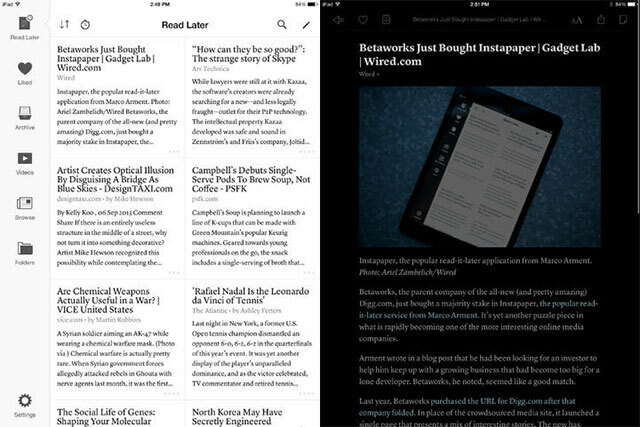 Applications iOS en vente pour le 13 décembre: Instapaper, Splashtop 2 et The Room instapaper