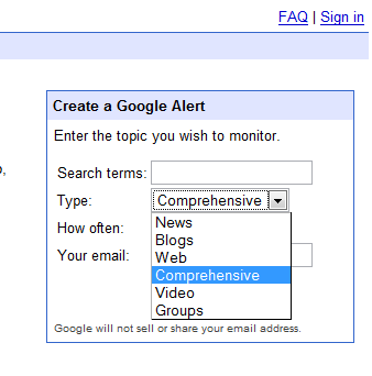 Alertes Google Actualités