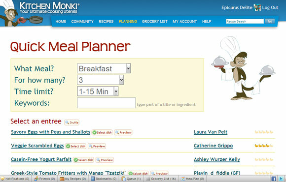 Kitchen Monki est-il le site Web complet de gestion de recettes que vous recherchiez? KitchenMonki06