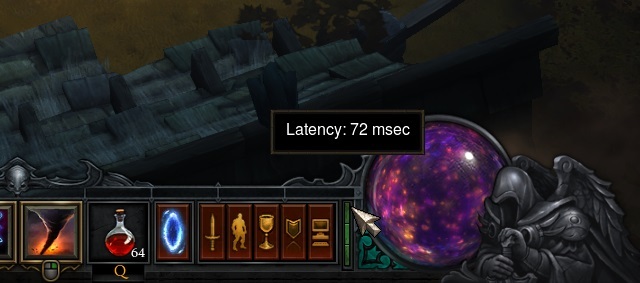 diablo 3 ping de compteur de latence