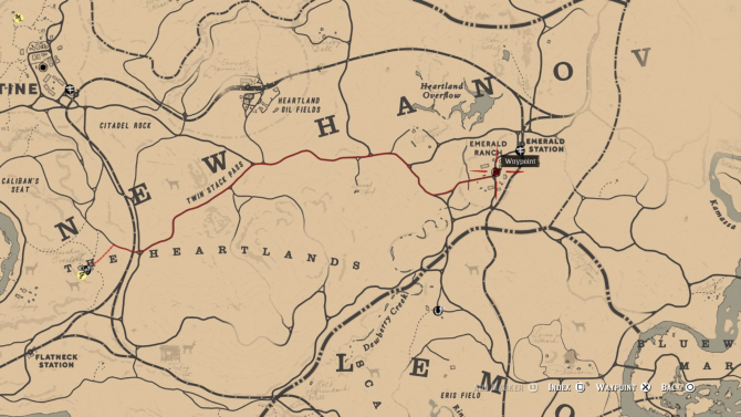 carte de red dead redemption 2