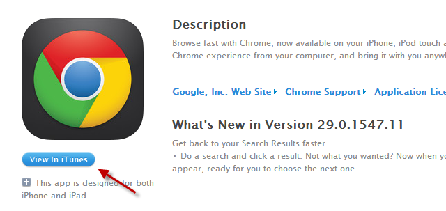 Comment forcer Chrome à ouvrir les liens de l'iTunes Store dans l'application iTunes Desktop Chrome iTunes