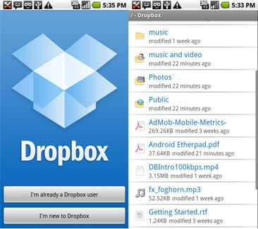 Top 20 des meilleures applications Android dont vous avez besoin (ce ne sont pas des jeux) 19 Dropbox