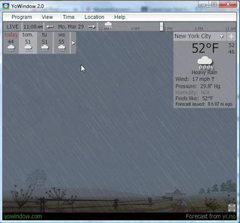 YoWIndow - Une application météo vraiment cool avec affichage météo virtuel yowindow5