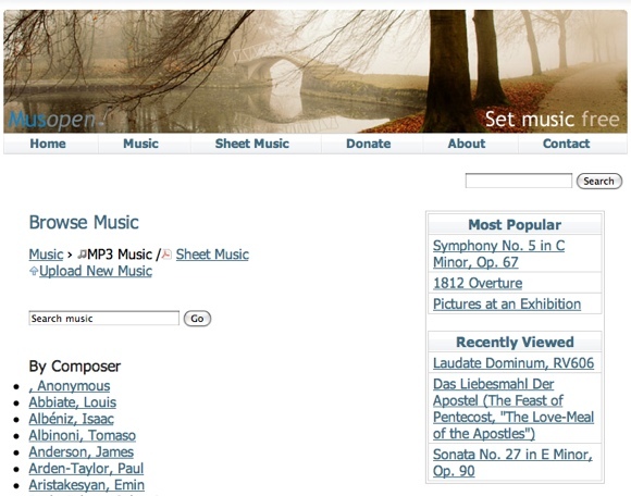 Les 10 meilleurs sites pour écouter de la musique classique MusOpen