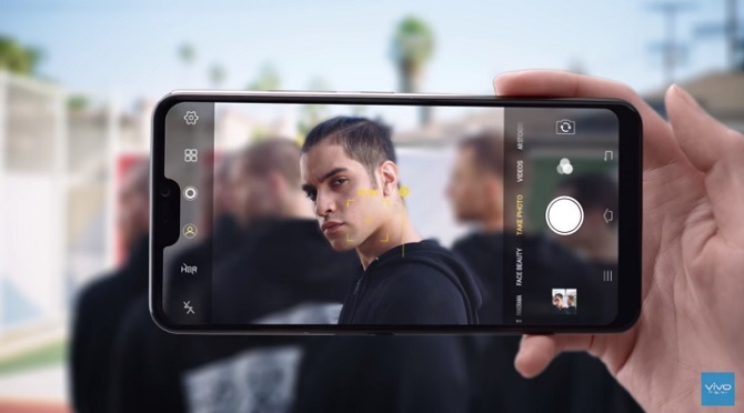 Mode portrait Vivo V9