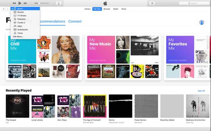 iTunes mac