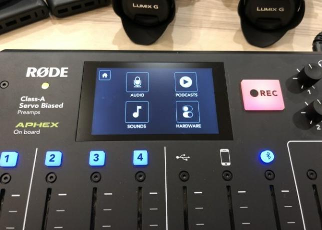 Menu Options de Rodecaster Pro