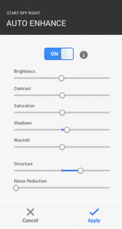 Amélioration automatique