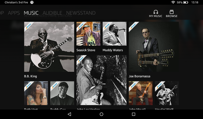 Votre manuel non officiel de la tablette Amazon Fire muo android amazonfireguide music home