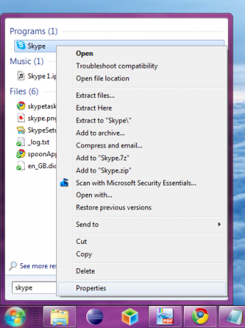 détacher skype windows 7