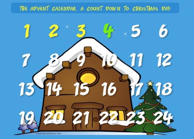 Calendrier de l'Avent du Père Noël