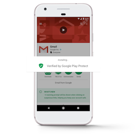 Images de produit Google Play Protect 2