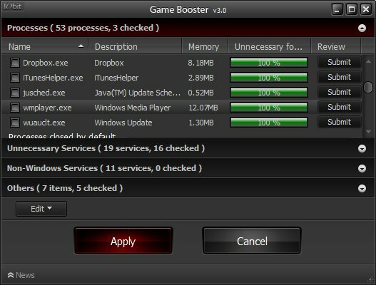 Game Booster 3 ajoute une fonction de diagnostic et joue bien avec Steam [News] gamebooster3