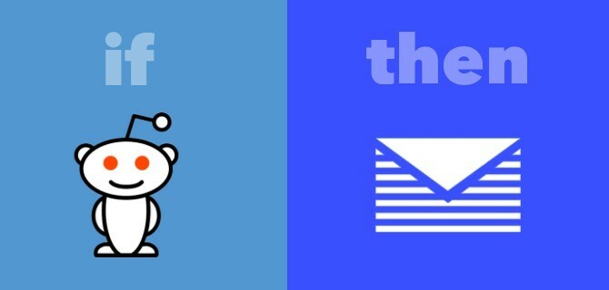 Reddit to Email IFTTT Recipe