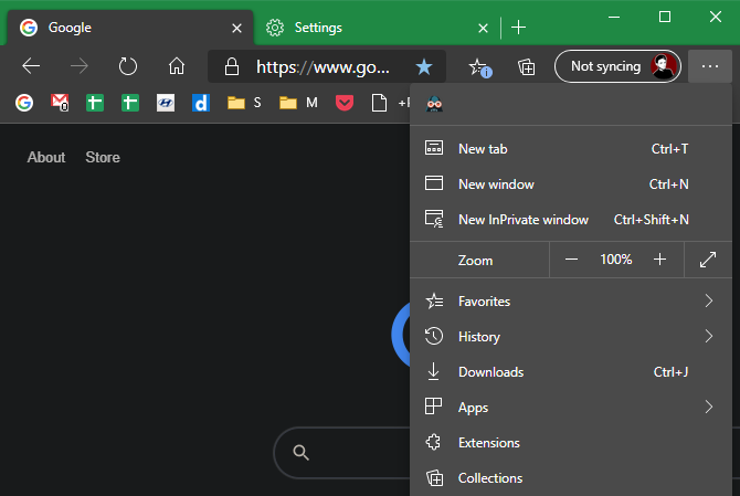 Nouvelle interface Microsoft Edge