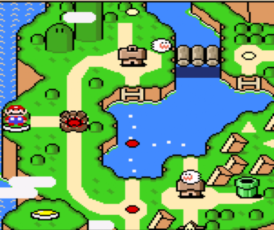 Carte du monde de Super Mario World