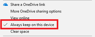Comment supprimer des copies locales de fichiers OneDrive sans les supprimer onedrive garder sur l'appareil