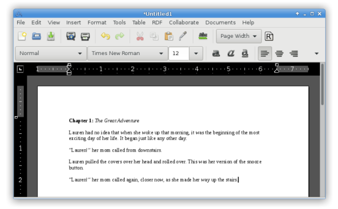 Logiciel Linux léger - Traitement de texte AbiWord