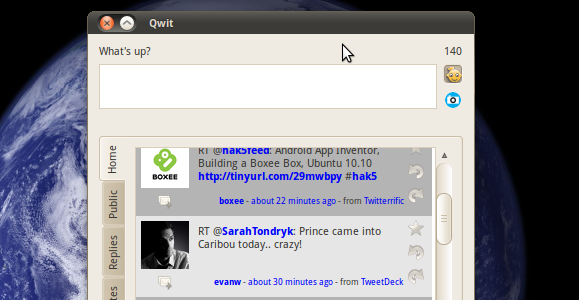 application twitter linux